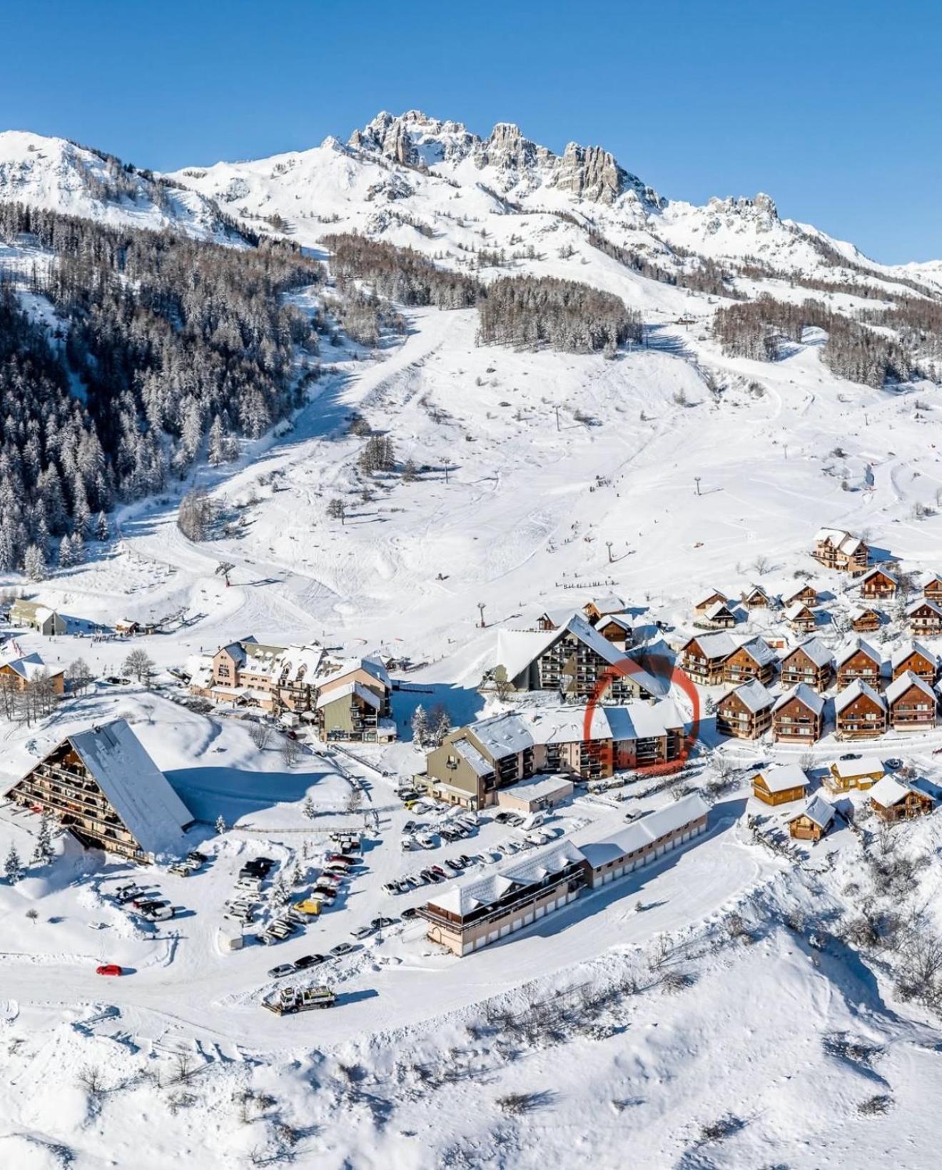 Appartement Pieds Des Pistes Réallon Zewnętrze zdjęcie